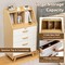 Costway 3-Cube Chest of Drawers Storage Organizer 4-Drawer Dresser with Countertop
